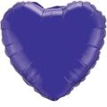 Mayflower Distributing 18 in. Purple Heart Foil Balloon, 5PK 15347